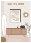AFFICHES HOLIDAYS Couleur : SURFERS HOUSE