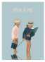 AFFICHES HOLIDAYS Couleur : PECHE A PIED